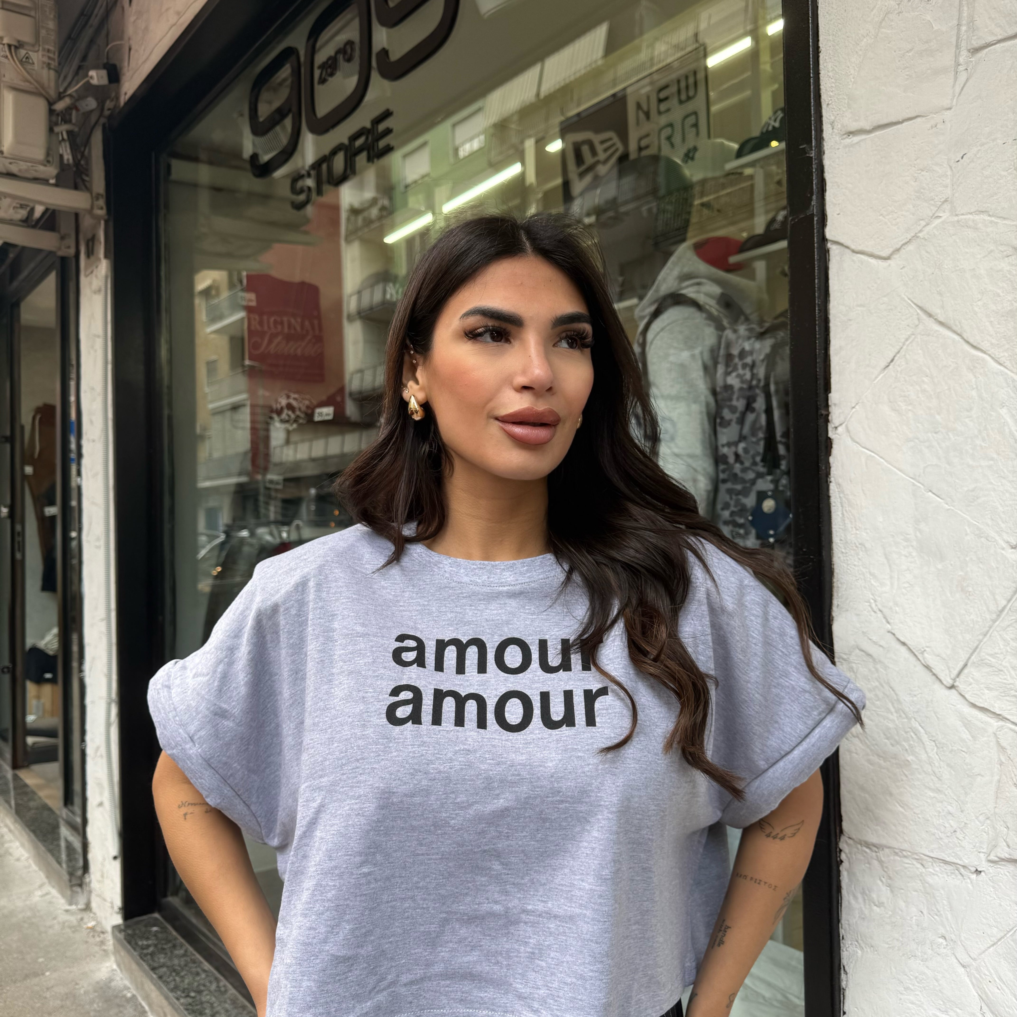 Maglia crop Amour H13626