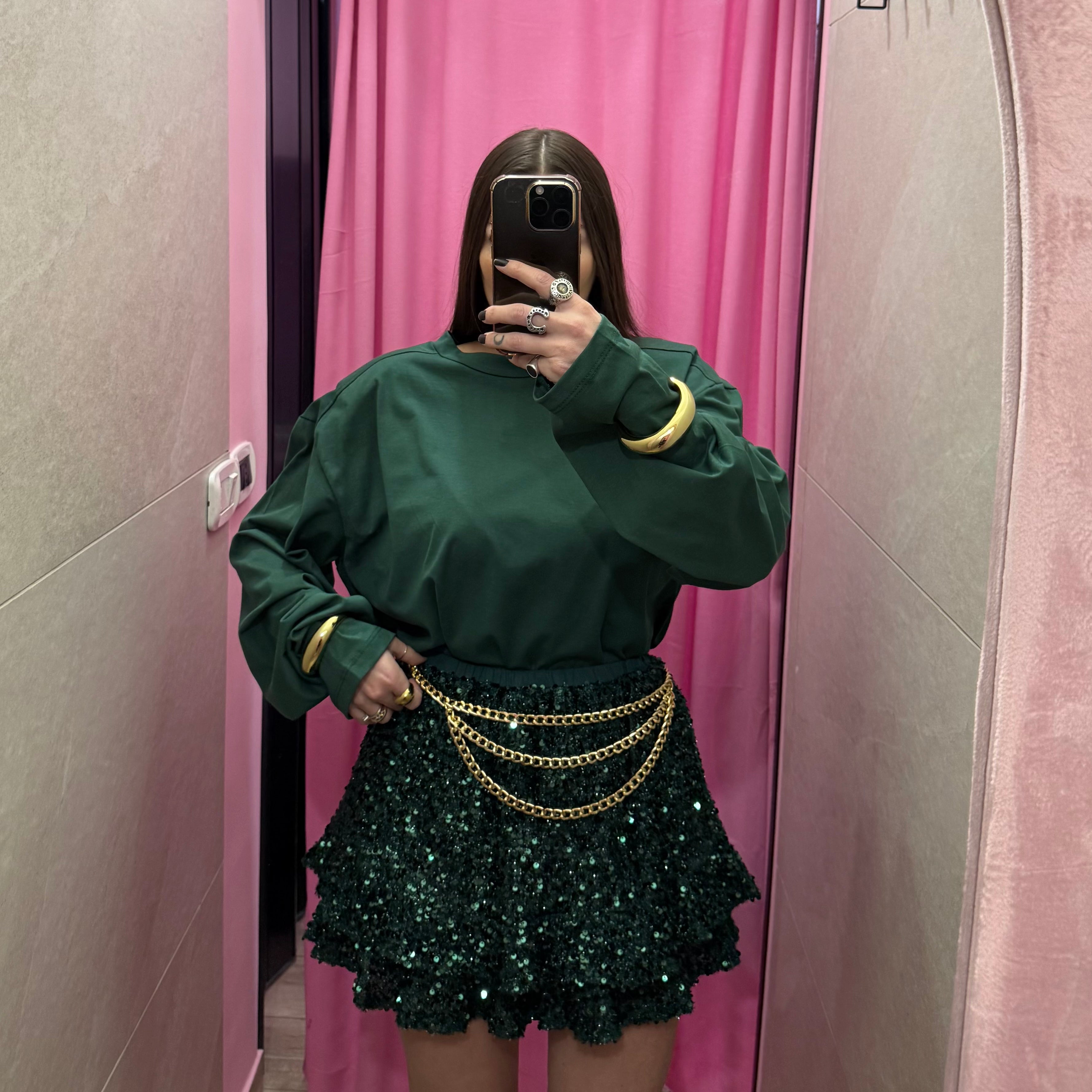 Shorts in paillettes