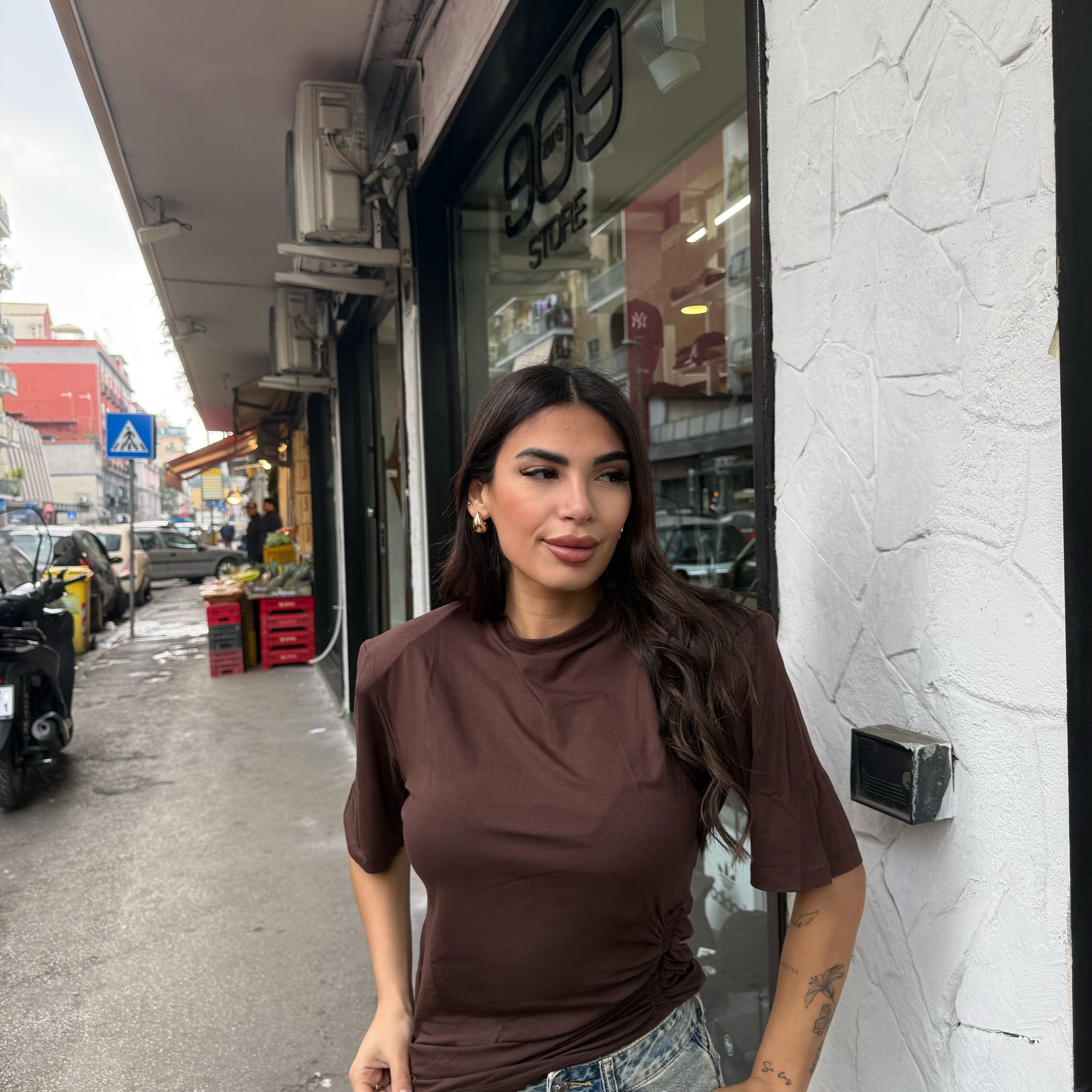 Maglia con drappeggio Just West