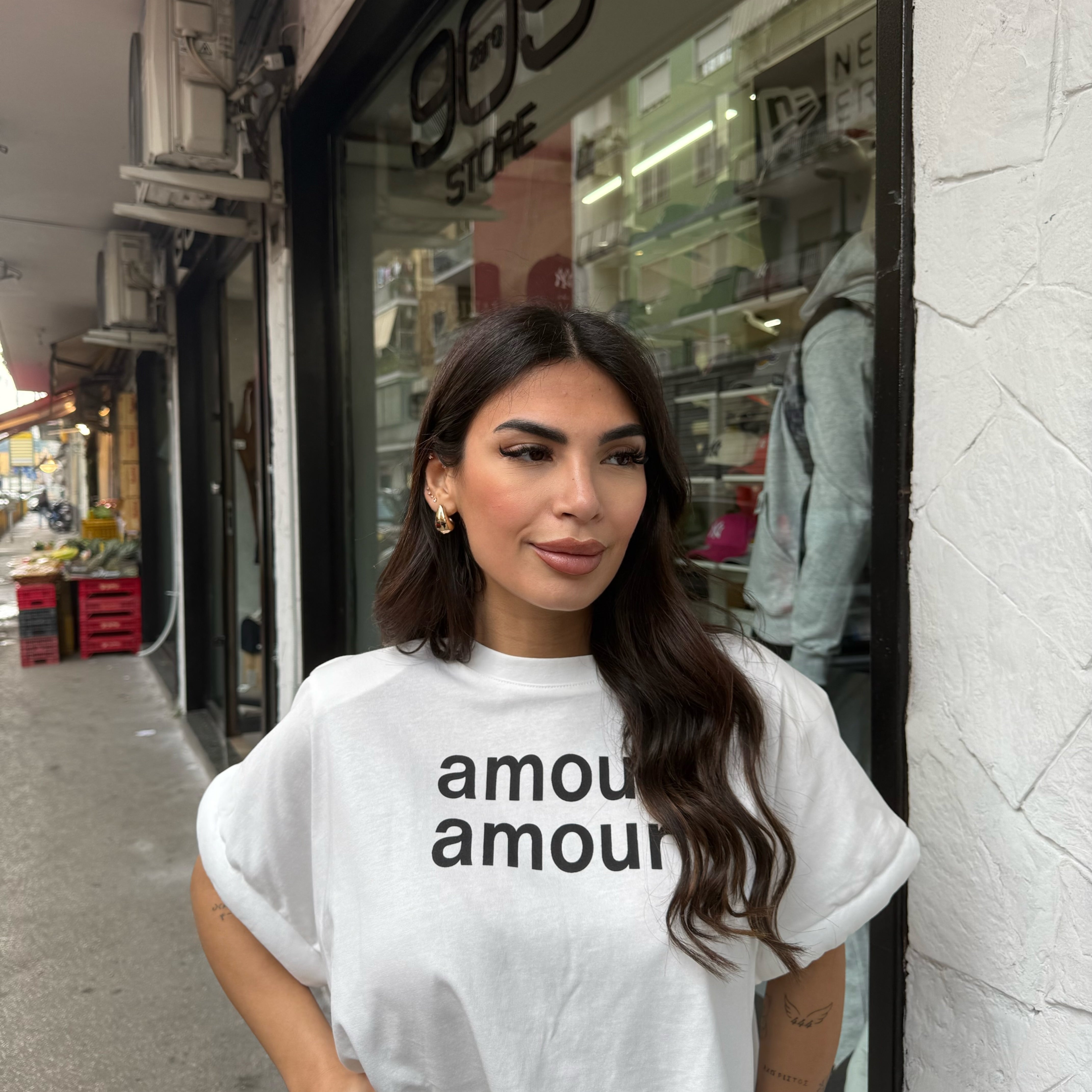 Maglia crop Amour H13626