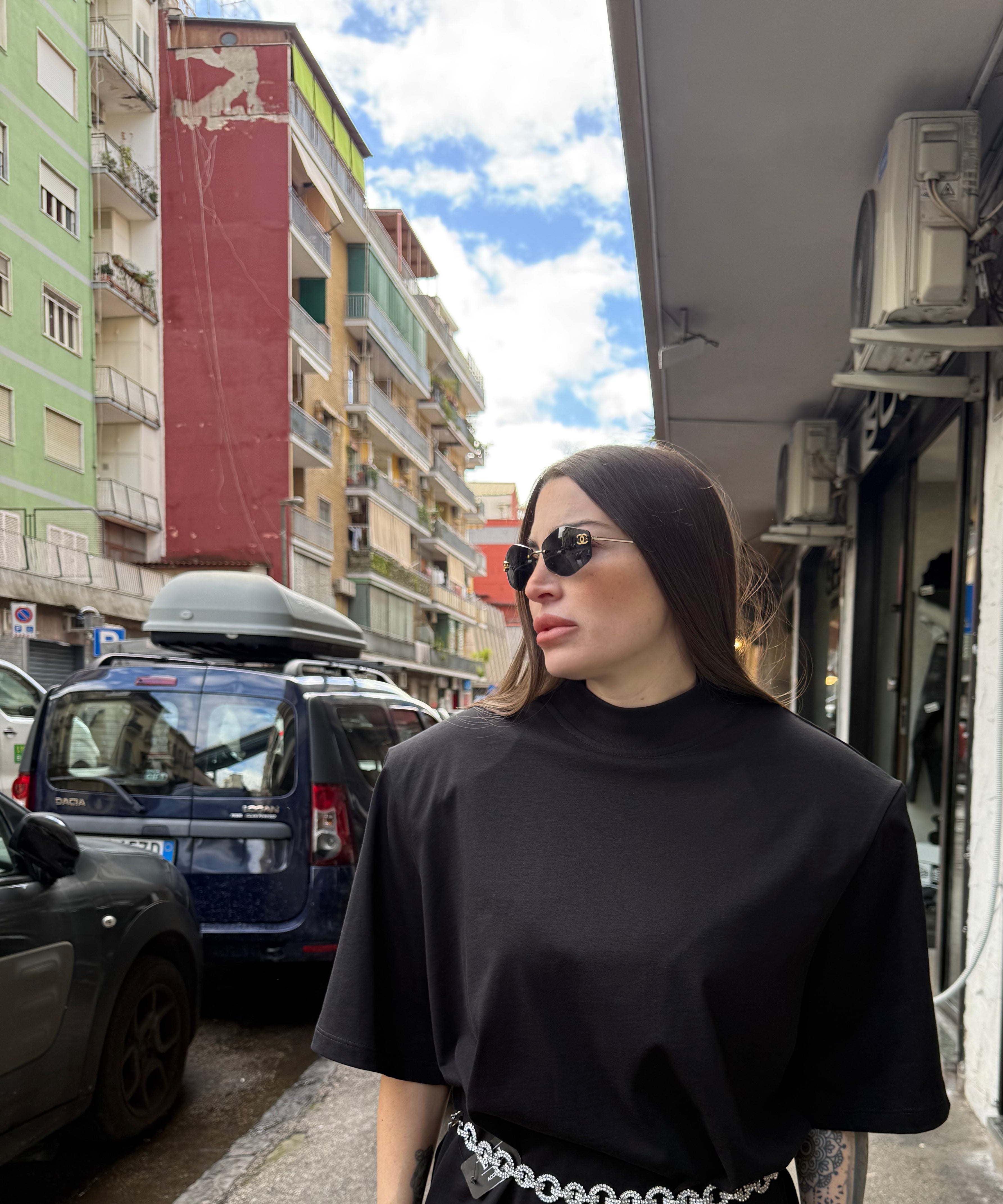 Tshirt premium quality con spallina