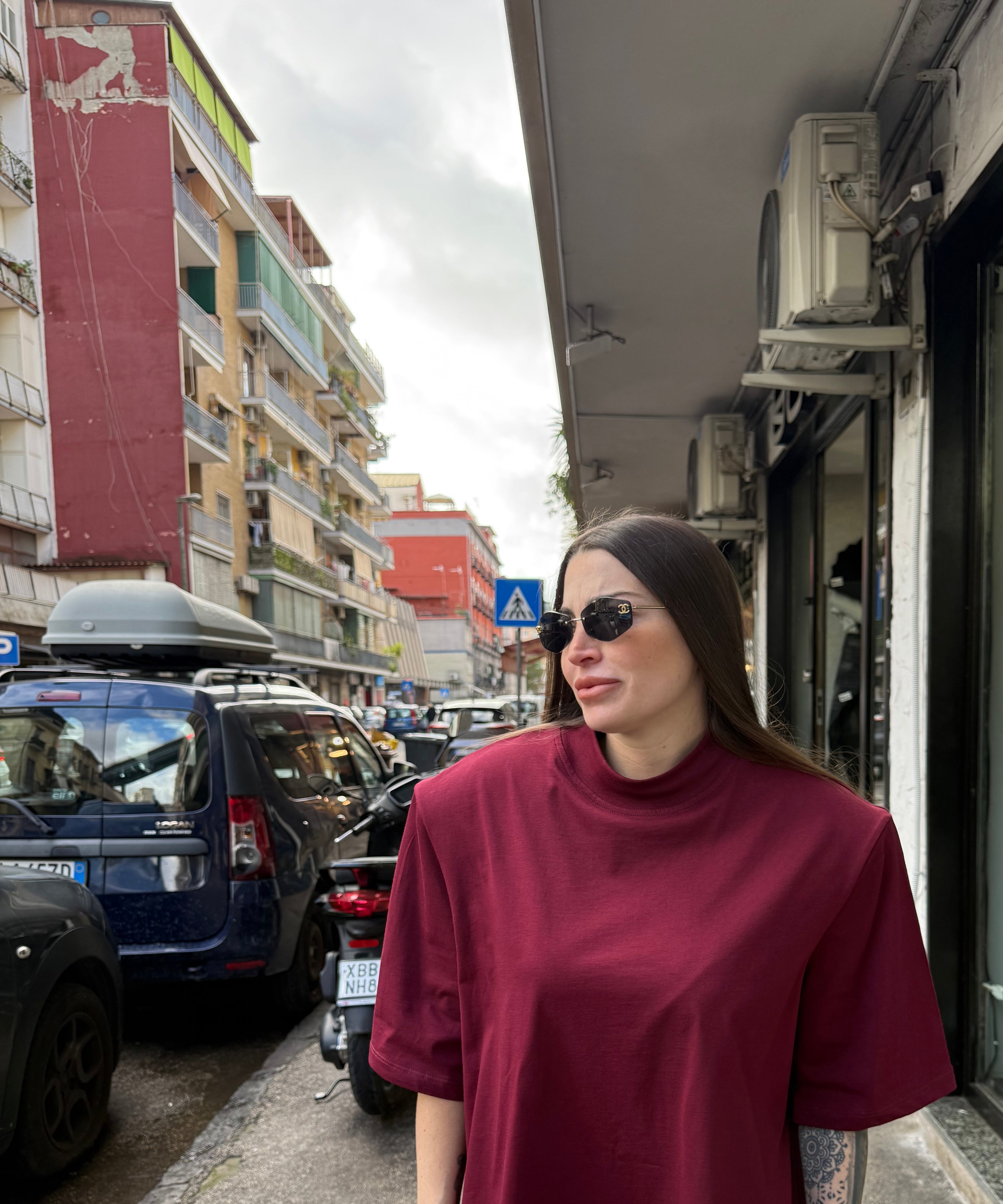 Tshirt premium quality con spallina