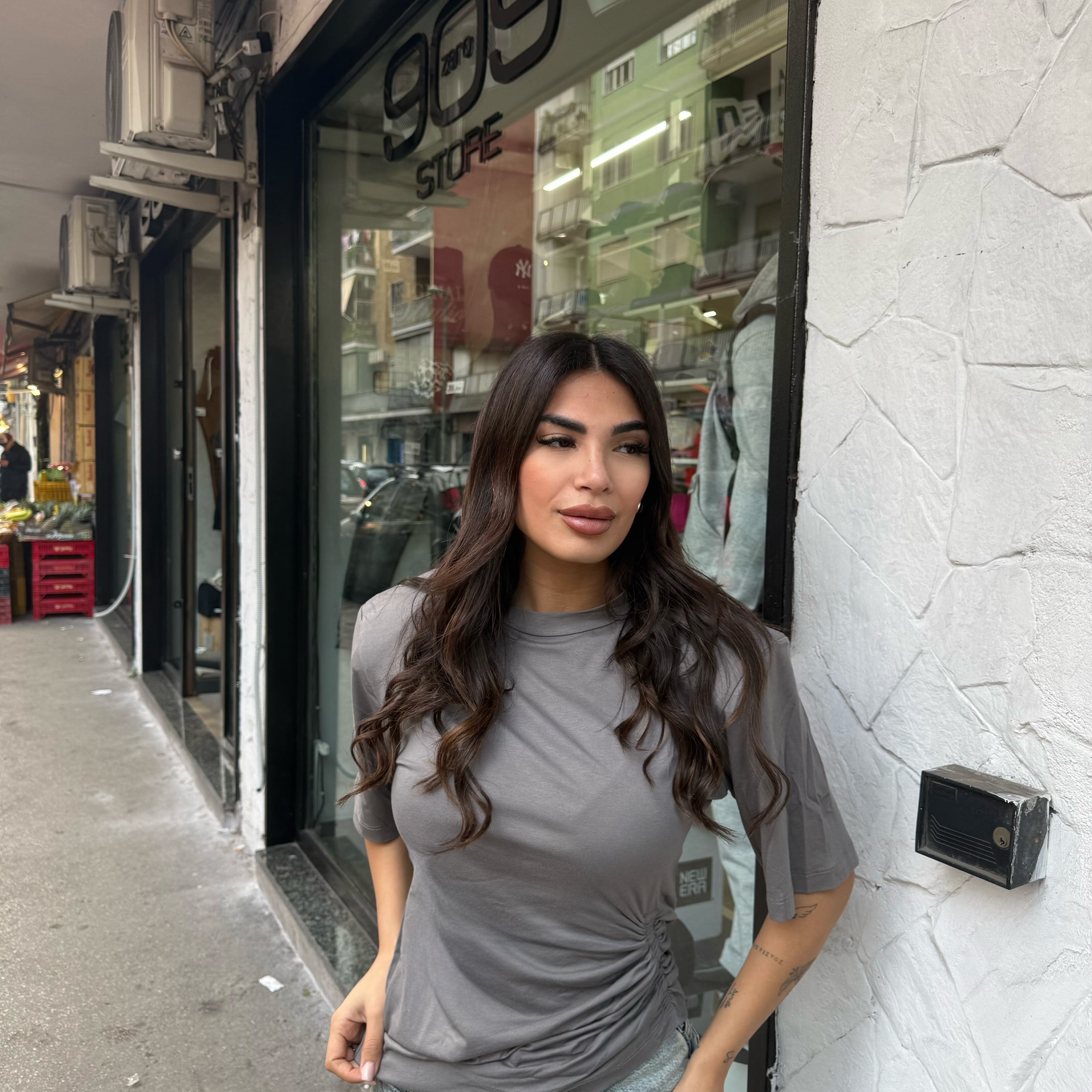 Maglia con drappeggio Just West