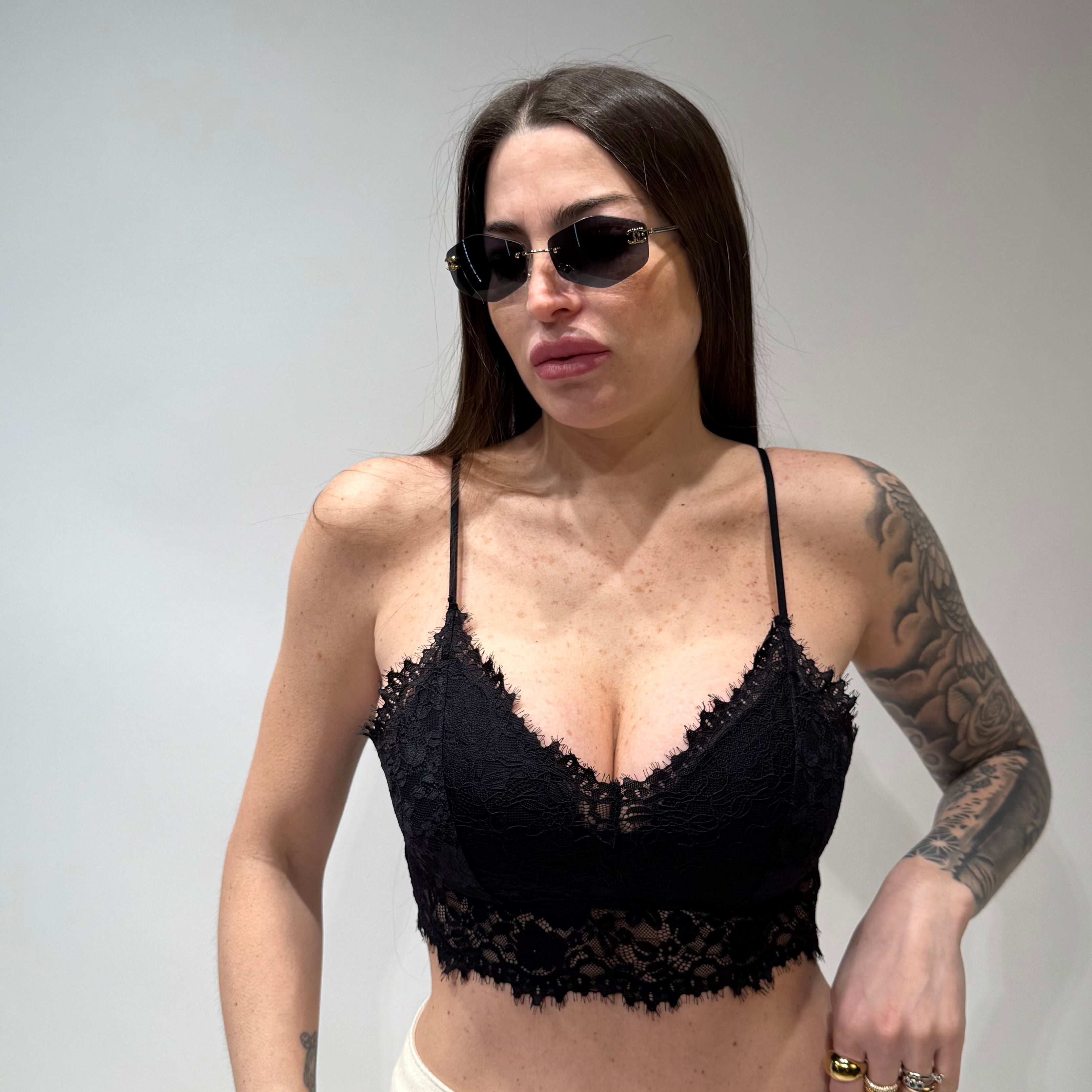 Bralette in merletto