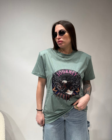 Tshirt verde Journey
