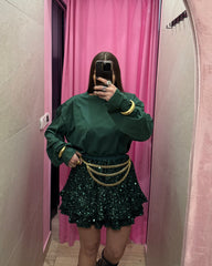 Shorts in paillettes