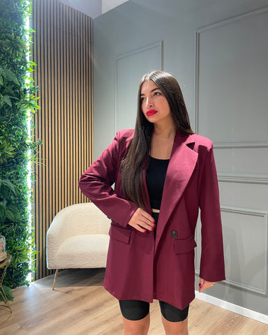 Giacca doppio petto Bordeaux