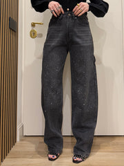 Jeans luxury diamond scuro cod. A3293