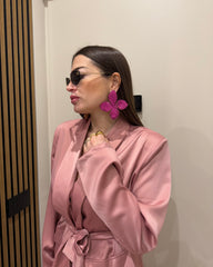 Orecchini fiore Fuxia