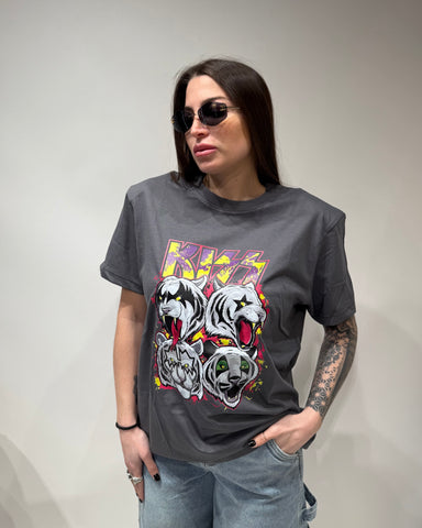 Tshirt grigia KISS