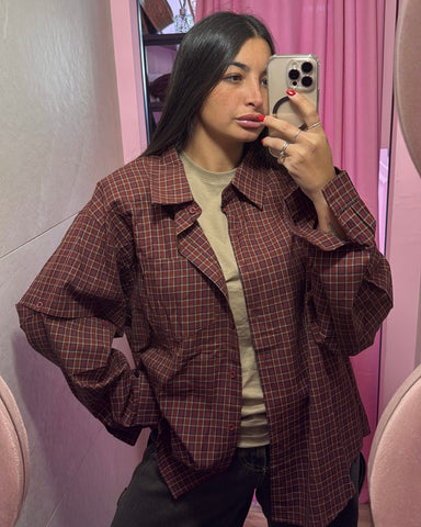 Camicia bordeaux