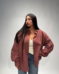 Camicia bordeaux W44632