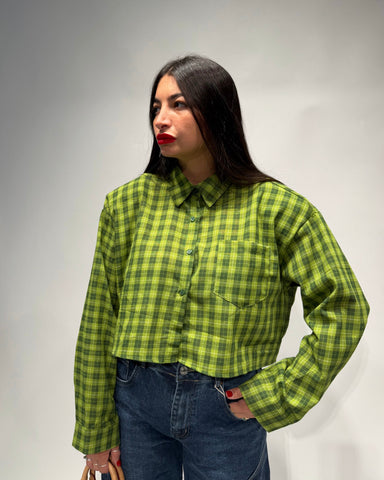 Camicia crop W44629